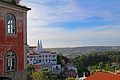 View over Sintra's Old Town and the National Palaceof Sintra (27418522524).jpg