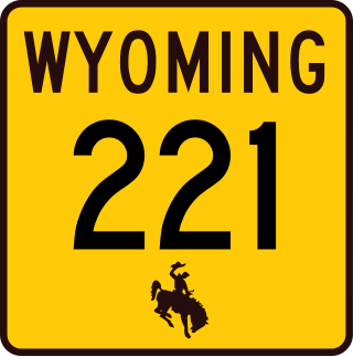 <span class="mw-page-title-main">Wyoming Highway 221</span> Former state highway in Wyoming, United States