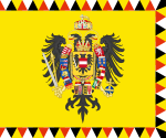 War flag of the Habsburg Empire (variant).svg