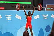 Deutsch: Gewichtheben bei den Olympischen Jugendspielen 2018; Tag 2, 10. Oktober 2018; Jungen 62 kg English: Weightlifting at the 2018 Summer Youth Olympics at 8 October 2018 – Boys' 62 kg