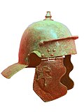 Weisenau type helmets, Carnuntum.jpg