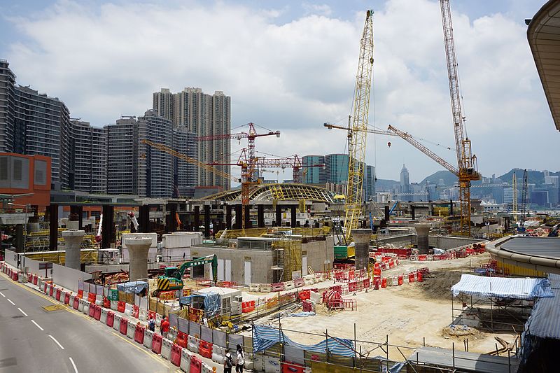 File:West Kowloon Terminus under construction in May 2016.jpg