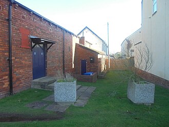 The proposed extension will see this vacant land built on. Wetherby Film Theatre (9th March 2019) 002.jpg