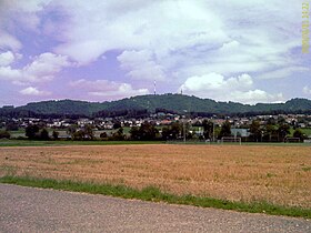 Wettschwiil am Albis - im Hintergrund de Üetlibèèrg