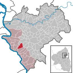 Läget för Weyer i Rhein-Lahn-Kreis