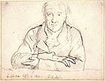 Half Length Portrait by John Linnell (1821)