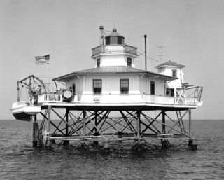 York Spit Light Lighthouse in Virginia, United States