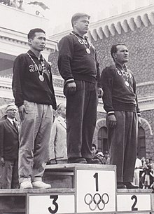 Yoshihisa Yoshikawa, Aleksey Gushchin, Makhmud Umarov 1960.jpg