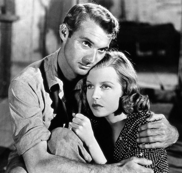 With Zachary Scott in The Southerner (1945)