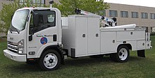 First zerotruck electric truck purchased by The City of Santa Monica, California. Zerotruck sant monica.jpg