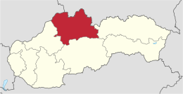 Regione di Žilina – Localizzazione