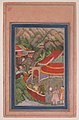 "Encampment in the Hills- Jahangir with Falcon", Folio from the Davis Album MET sf30-95-174-14a.jpg