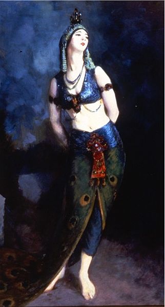 File:'Ruth St. Denis in the Peacock Dance' by Robert Henri, 1919.JPG