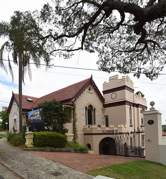 Ellesmere, heritage-listed home of Sir Joseph Carruthers in the Sydney suburb of Sans Souci