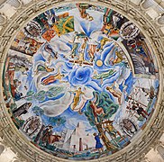 Palau Nacional (Barcelona) - Main dome - Fresco by Francesc d'Assís Galí