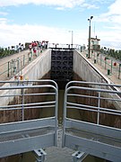 Double écluse du pont-canal