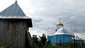 Вид на церкву Положення ризи Пресвятої Богородиці