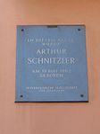 Arthur Schnitzler - memorial plaque