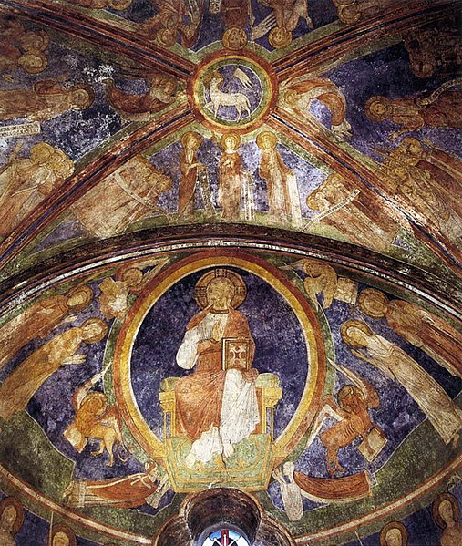 File:12th century unknown painters - Christ in Majesty - WGA19729.jpg