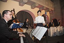 Ann Sophie zusammen mit dem Swing Dance Orchestra, 2018