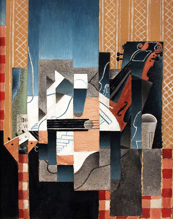 Juan Gris, 1913, Violin and Guitar, oil on canvas, 81 x 60 cm