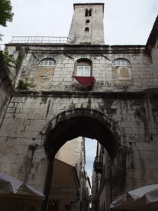 <span class="mw-page-title-main">Iron Gate (Diocletian's Palace)</span> Gatehouse in Split, Croatia