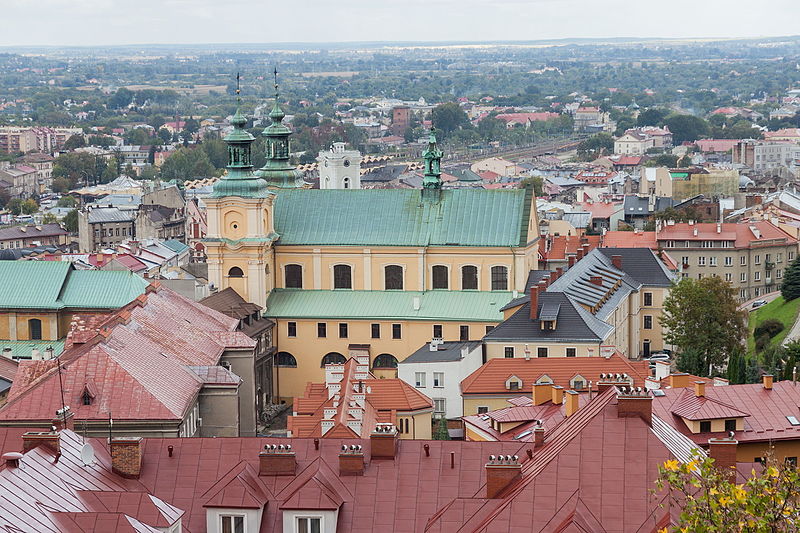 File:2015 Przemyśl, Widok na miasto z baszty wschodniej zamku (08).jpg