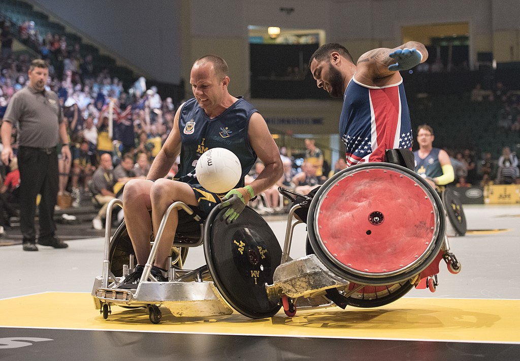 File:2016 Invictus Team defeats Australia in semi-final wheelchair rugby match 160511-D-BB251-002.jpg - Commons