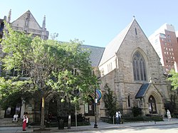 2017 Emmanuel Church and Central Reform Temple, 15 Newbury Street, Boston, Massachusetts from west.jpg