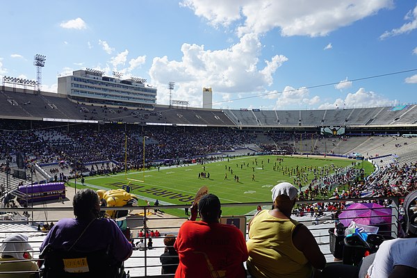 The Cotton Bowl before the 2019 State Fair Classic