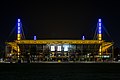 * Nomination Cologne Rheinenergiestadion, illuminated in the colors of the Ukrainian flag --Superbass 18:20, 3 March 2022 (UTC) * Promotion  Support well balanced composition --Virtual-Pano 18:32, 3 March 2022 (UTC)