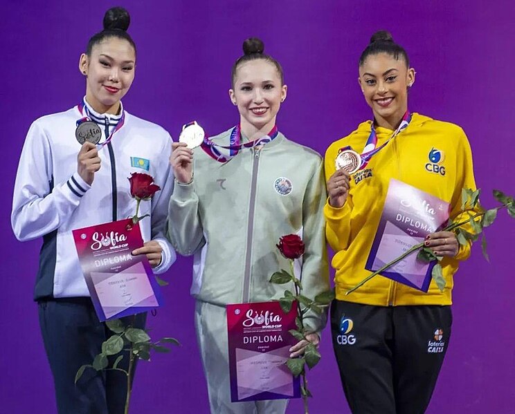 File:2023 World Cup Sofia Ribbon Podium.jpg