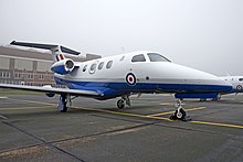 Phenom 100 used under the UKMFTS contract. 45 (R) Squadron, Embraer Phenom 100 MOD 45164825.jpg