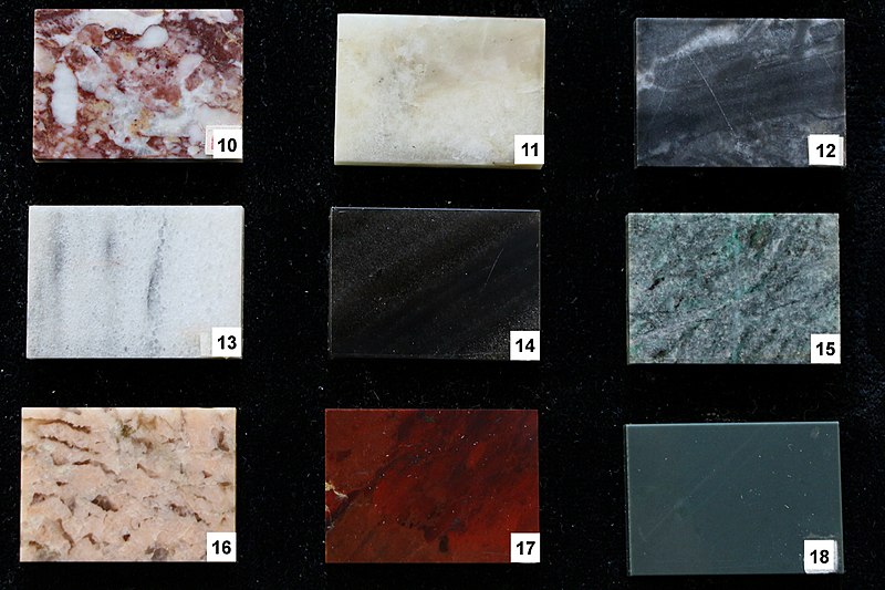 File:5 слайд отшлифованные образцы камней с 10 по 18.jpg