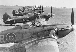 67 Sqn Hurricanes