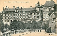 BLOIS - Le Château, Façade François 1er