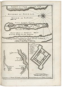 Plan von Fort St. Joseph du Galam