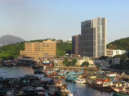 A Kung Ngam and Shau Kei Wan Typhoon Shelter in August 2006.