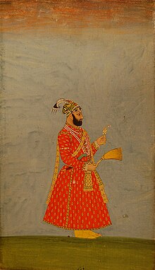 A standing portrait of the Mughal Emperor Farrukhsiyar.jpg