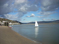 Iatismo na praia de Aberdyfi