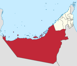 Kaart van Abu Dhabi