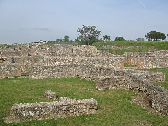 Ruins of the town of Aeclanum in southern Italy, conquered in 89 BC by Sulla.