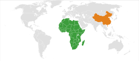 Chine et :Modèle:Country data Afrique