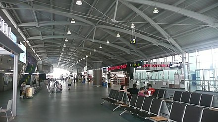 Inside the International Terminal