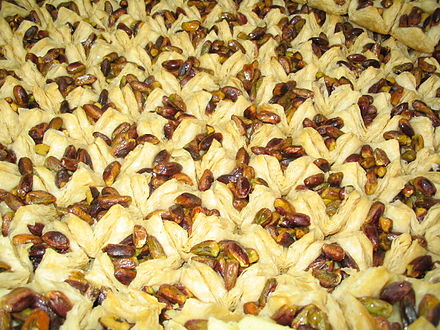 Sweets with pistachios.