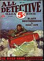 Cave's Black Brotherhood was cover-featured on the debut issue of All Detective Magazine in 1932