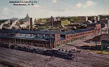 The plant in 1912. American Locomotive Company Manchester New Hampshire 1912.JPG