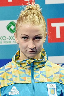 Anastasiia Nedobiha Ukrainian Olympic diver