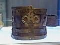 Angl-Saxon bucket from Little Wilbraham, Cambridgeshire, on display in the Museum of Archaeology and Anthropology, Cambridge.