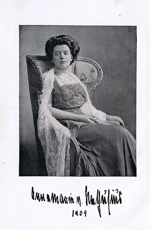 Annemarie von nathusius, Foto Sessel, Unterschrift